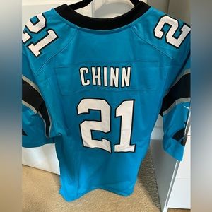 2022 Men’s Nike Jeremy Chinn Blue Carolina Panthers Game Jersey (M)